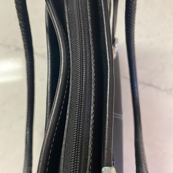 Brighton Pebbled Brown & Black  Leather Purse - Picture 5 of 10